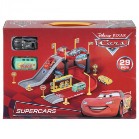 Игрушка пластик парковка +2 машинки, тачки, кор. - в кор.2*30шт