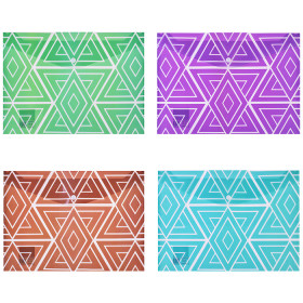 Папка канцелярская Pattern, 26х36 см, пластиковая