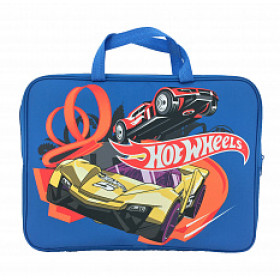 Папка-сумка "Hot Wheels", с ручками, формат А4, текстильная