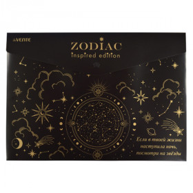 Папка-конверт на кнопке А4 0,18мм "Zodiac"