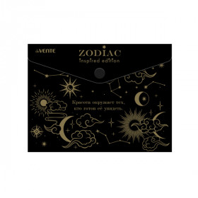 Папка-конверт на кнопке А5 0,18мм "Zodiac"