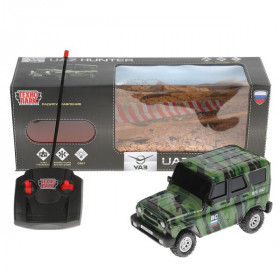 Машина р/у UAZ HUNTER 18 см, свет, камуф, Технопарк