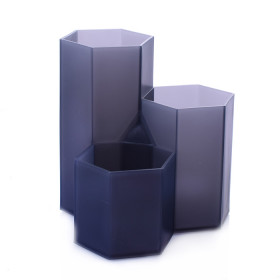 Органайзер для канцелярских принадлежностей "Combs" настольный, 11,5x11,5x12 см, пластиковый, цвет д