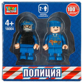 Конструктор фигурки ПОЛИЦИЯ, 2 шт. Город мастеров