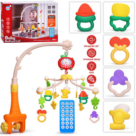 Мобиль на кроватку "Карусель радости" свет, звук) в коробке